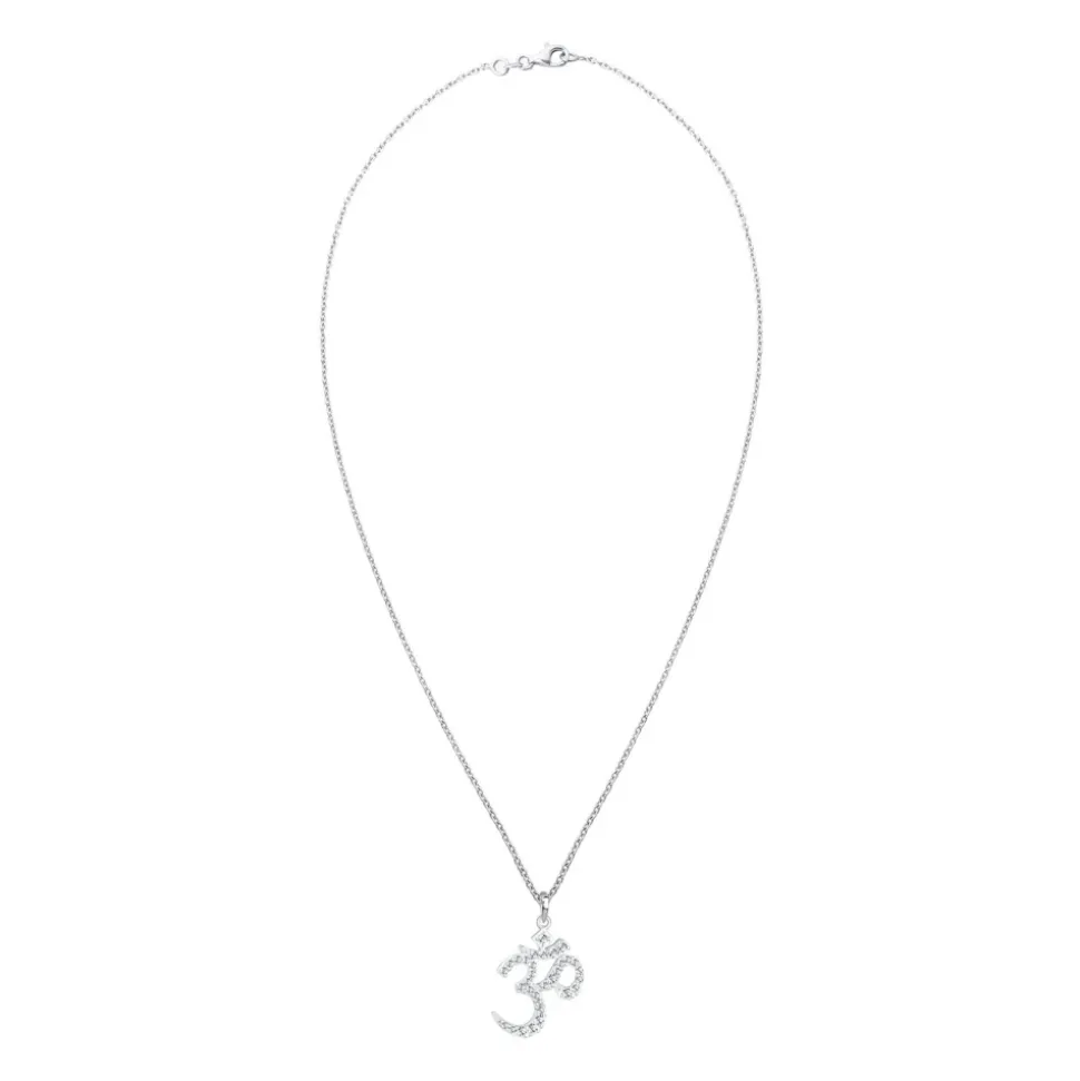 Om-Symbol Anhänger an Gliederkette