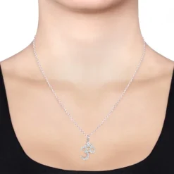 Om-Symbol Anhänger an Gliederkette