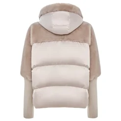 Oversized Faux Fur Jacke - Ivory
