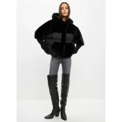Oversized Jacke aus Kunstpelz