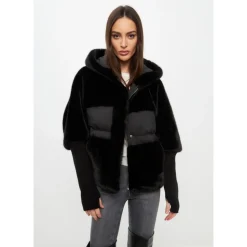 Oversized Jacke aus Kunstpelz
