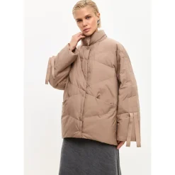 Oversized Steppjacke mit Wattierung