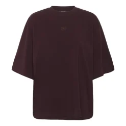 Oversized Tee mit Besticktem Logo
