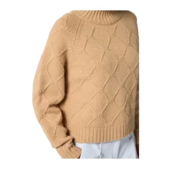 Pullover aus Strickstoff mit Jacquard-Diamanten