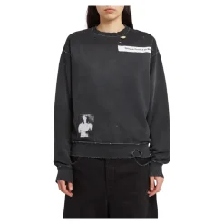 Pullover mit bedruckten Patches