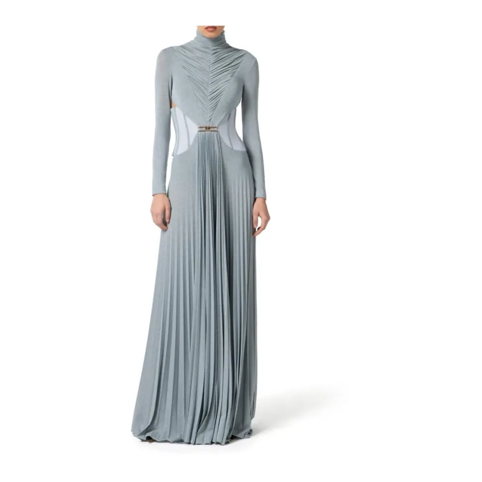 Red Carpet Lurex-Jersey-Kleid