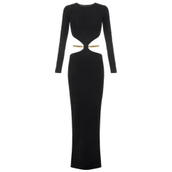 Red Carpet Strickkleid mit Juwelen-Schlange