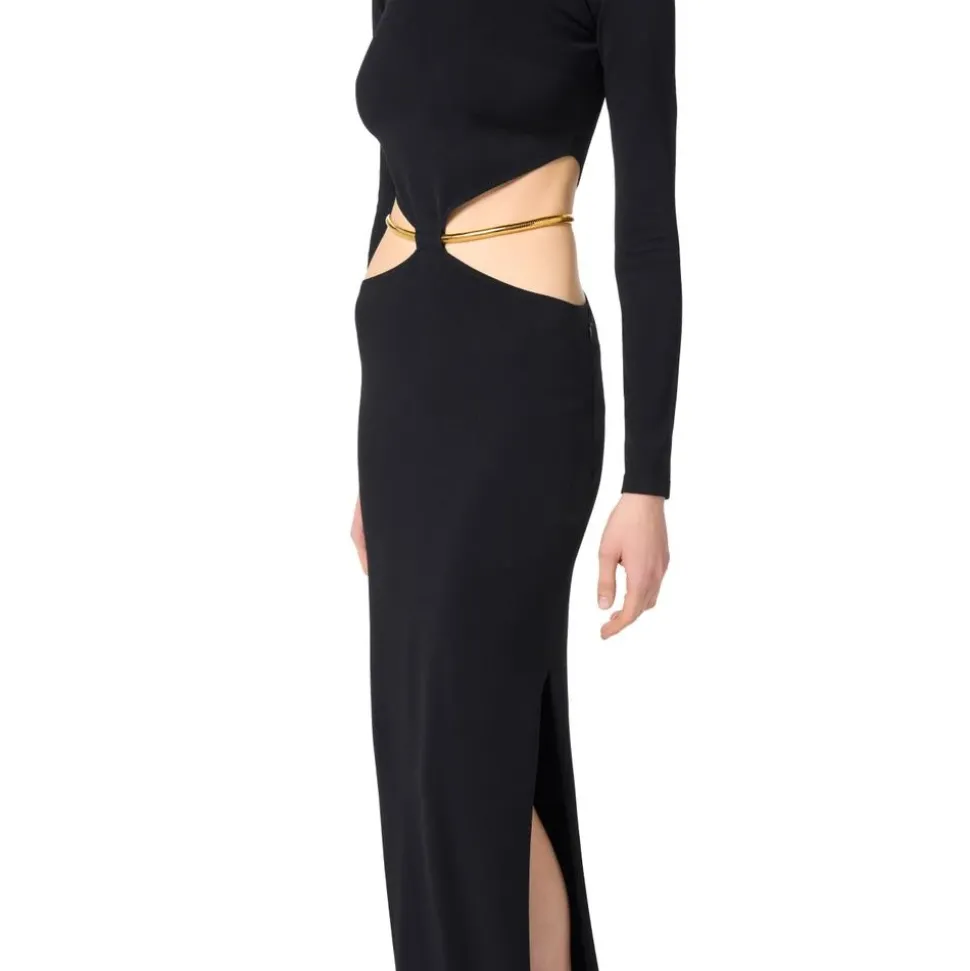 Red Carpet Strickkleid mit Juwelen-Schlange