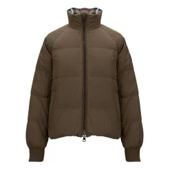 Reversible Check Nylon Puffer Jacket