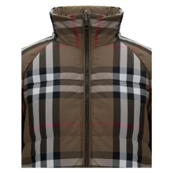 Reversible Check Nylon Puffer Jacket