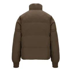 Reversible Check Nylon Puffer Jacket