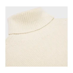 Rollkragenpullover aus nahtlosem Kaschmir