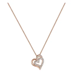 Romantic Heart Pendant Necklace