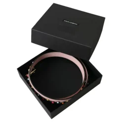 Rosa Leder Schultertasche Accessoire