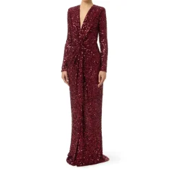 Rotes Teppich Kleid mit Pailletten