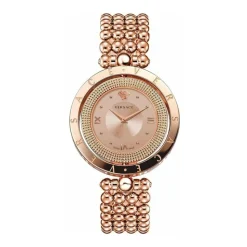 Runde Armbanduhr
