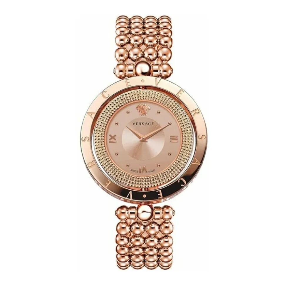 Runde Armbanduhr
