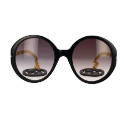 Runde, übergroße Sonnenbrille