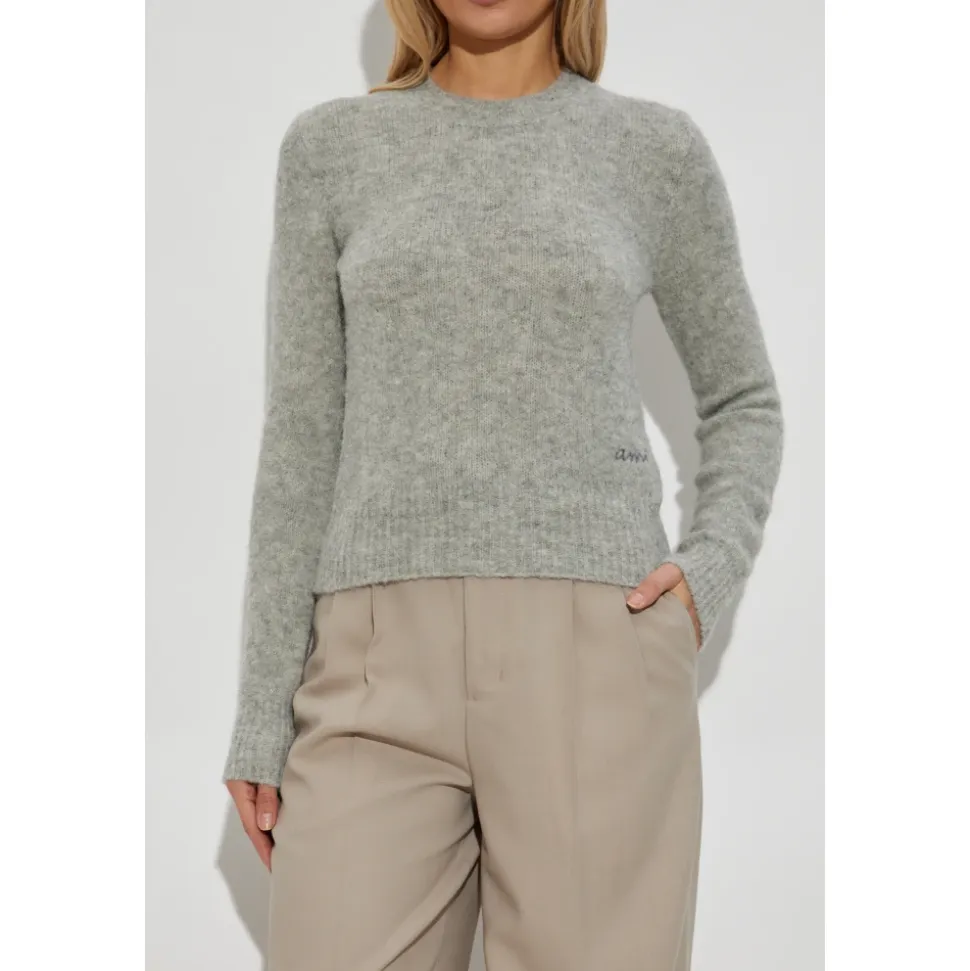 Rundhalsausschnitt Pullover