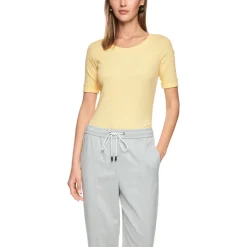 Schmal geschnittenes 3/4-Arm T-Shirt