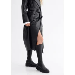 Schwarze Kniehohe Stiefel