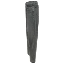 Schwarze Low Slung Baggy Jeans