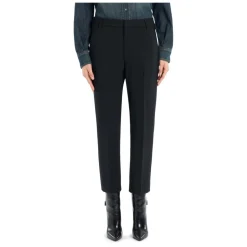 Schwarze Reißverschluss Hose