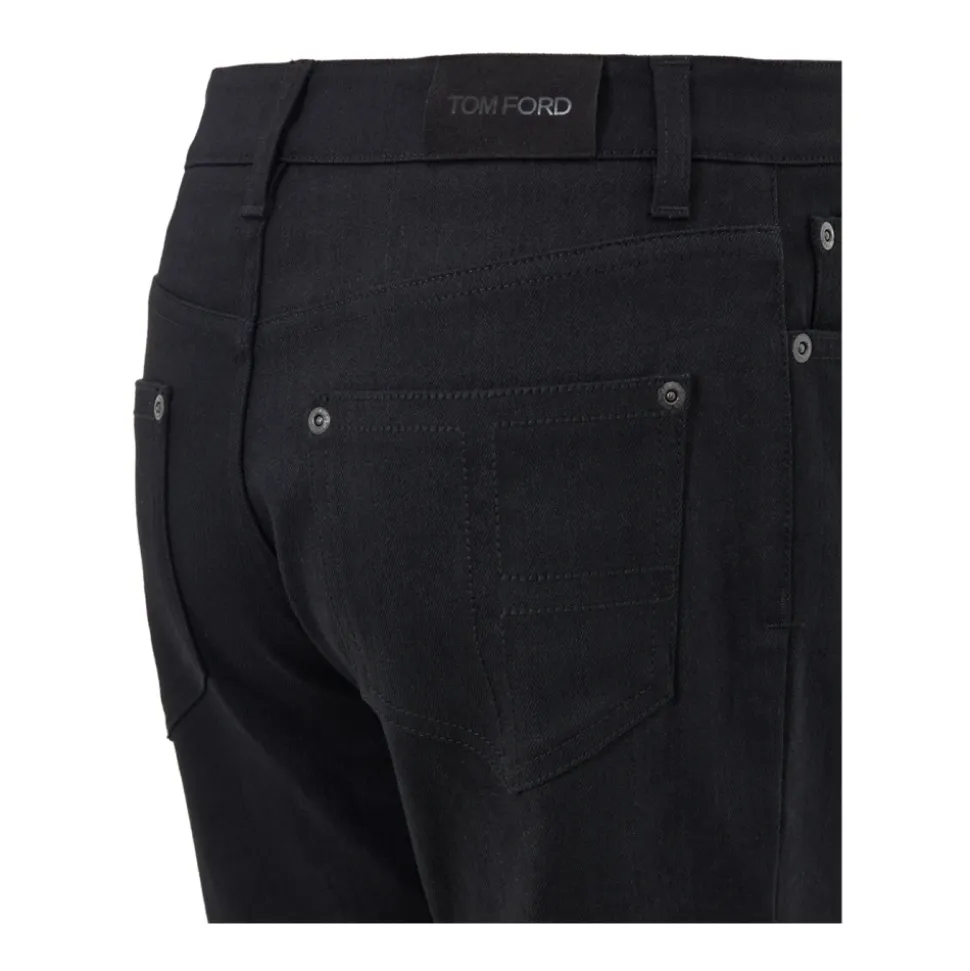 Schwarze Skinny Denim Jeans Stretch