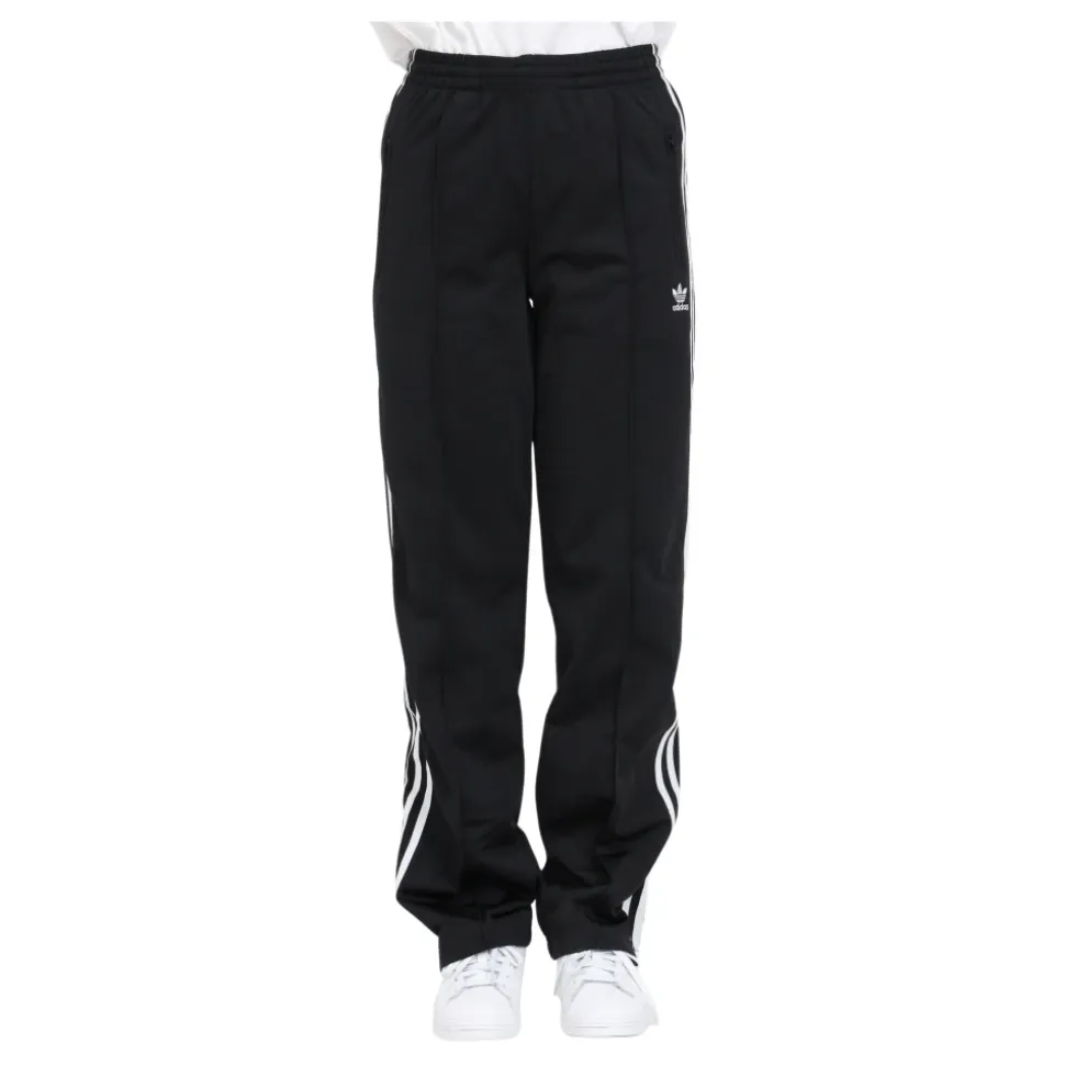 Schwarze Trikot-Hose mit 3 Streifen