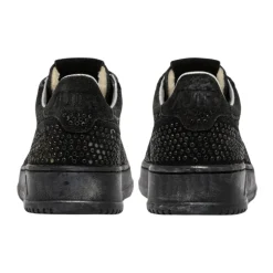 Schwarzer Strass-Sneaker