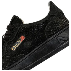 Schwarzer Strass-Sneaker