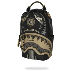 Schwarzer Wonderland Gold Rucksack