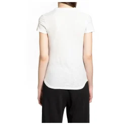 Sheer Slub Crew Neck Tee