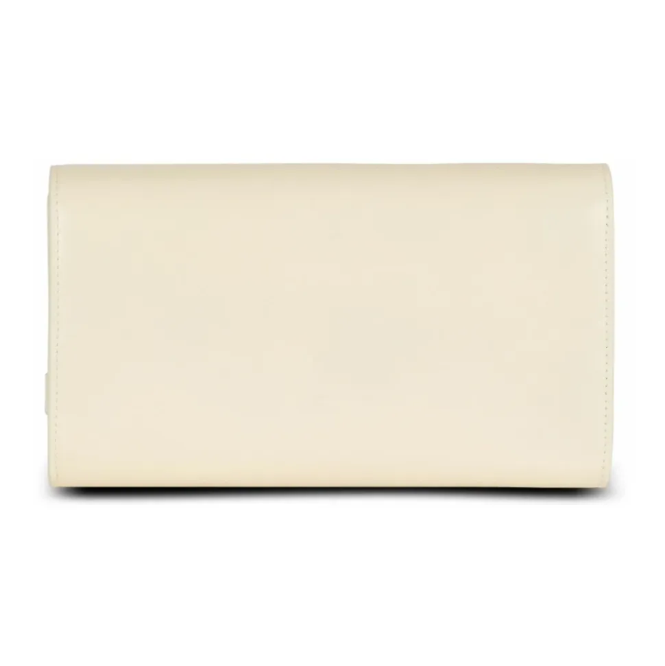 Shuffle Brieftasche aus geknittertem Leder mit Kette