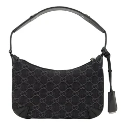 Signatur Damenhandtasche mit Lederrand