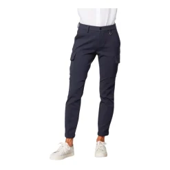 Slim Fit Cargo Hose Navy Blau