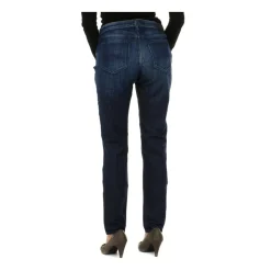Slim Fit Denim Jeans mit Ledestreifen