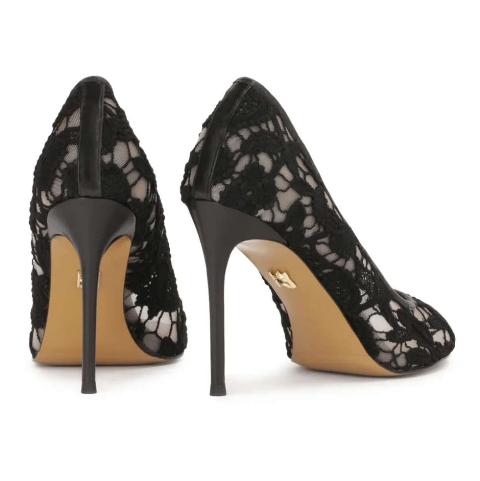 Spitze Peeptoe-Pumps