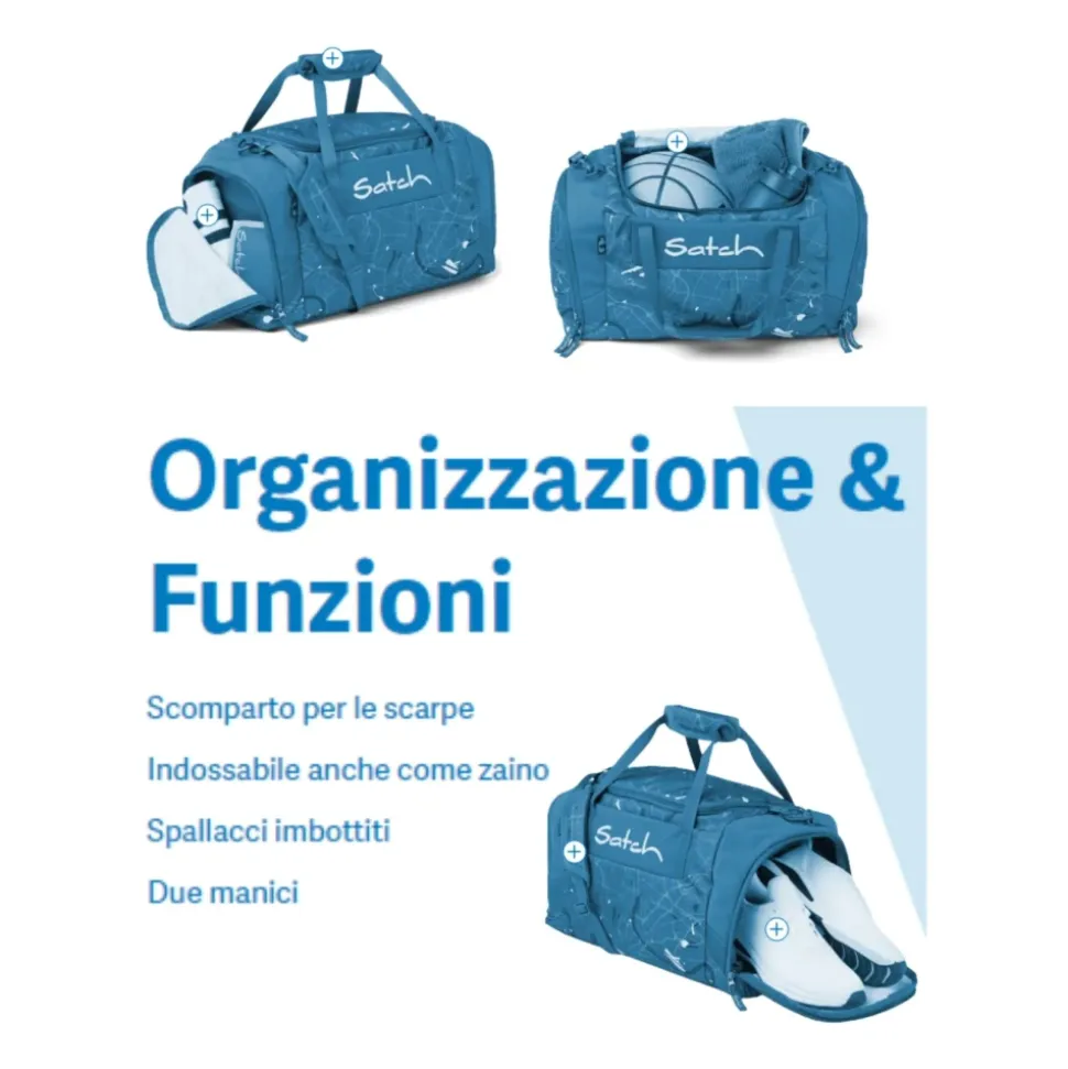 Sporttasche Blau Unisex