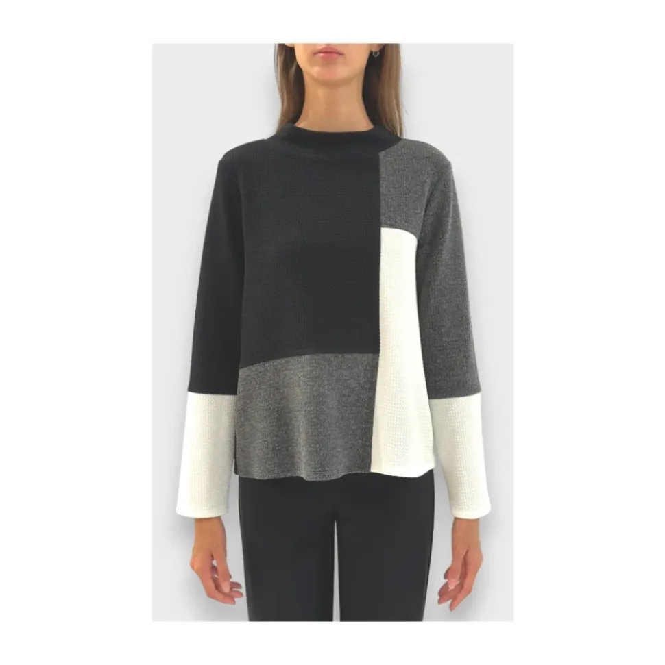 Squared Jacquard Top