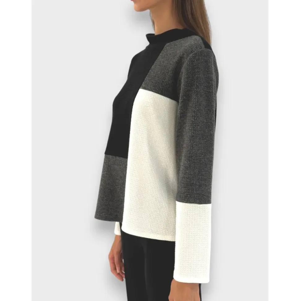 Squared Jacquard Top