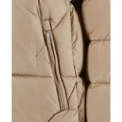 Stilvolle Lange Jacke mit Doppelreißverschluss