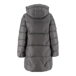 Stilvolle Lange Jacke mit Doppelreißverschluss