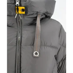 Stilvolle Lange Jacke mit Doppelreißverschluss