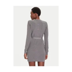 Strickkleid mit Schulterpolstern