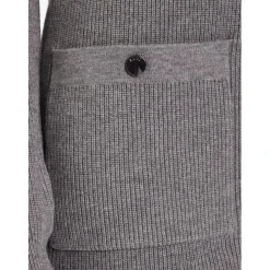 Strickkleid mit Schulterpolstern