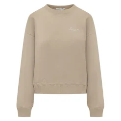 Sweatshirt aus Fleece mit Stempel-Print