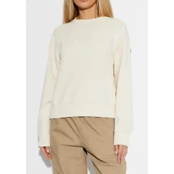 Sweatshirt mit aufgesticktem Logo