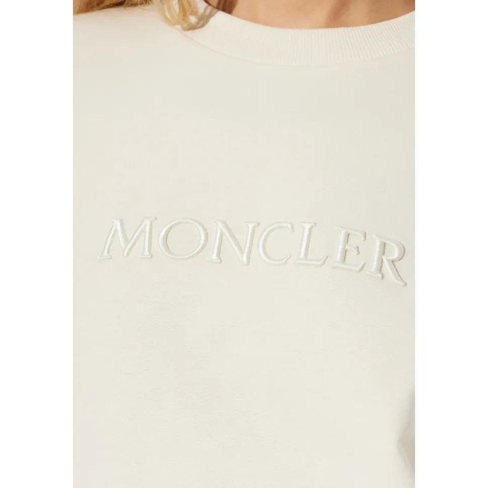 Sweatshirt mit aufgesticktem Logo