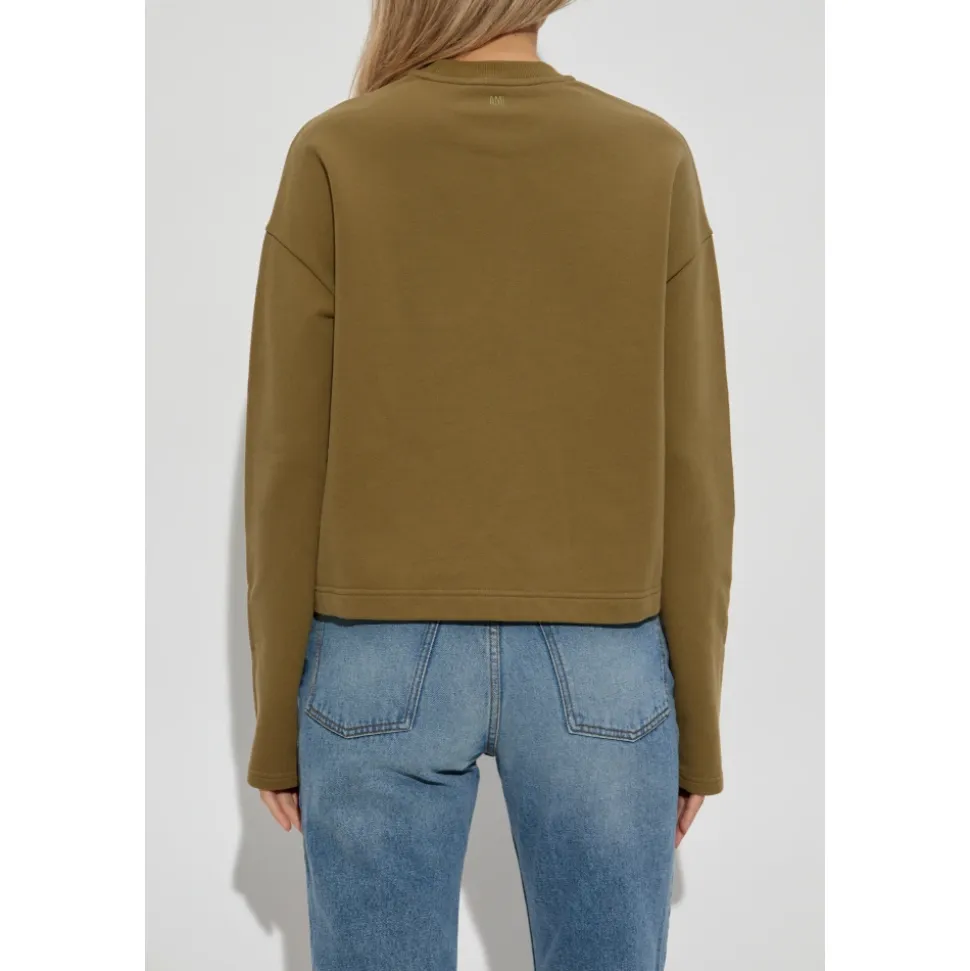 Sweatshirt mit gesticktem Logo
